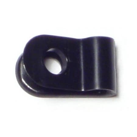 Midwest Fastener Cable Clip, Nylon, Black, 3/8 in L, 30 PK 64221